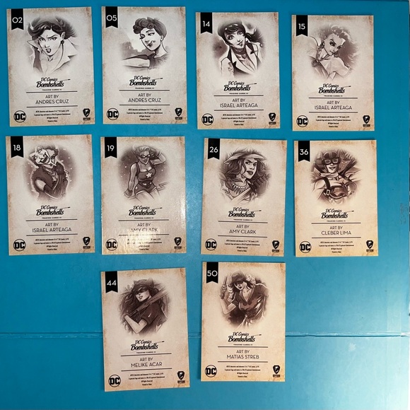 Cryptozoic - DC Comics Bombshells Trading Card III - 10 card lot - Picture 2 of 9